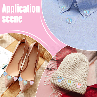 90 шт. 15 стиля мокко флуоресцентный(mi) пришивной стразы GGLA-ME0001-01-1