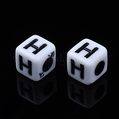 Непрозрачные акриловые бусины SACR-S273-35F-01-1