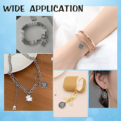 4 шт. 4 стиля 304 нержавеющая сталь скандинавская руна Валькнут кулон STAS-DC0012-48-1