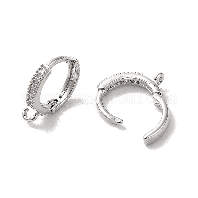 Латунная фурнитура для хооп серег FIND-Z039-32P-1