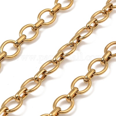 Овальные звенья цепи из нержавеющей стали 304 CHS-C014-12G-1