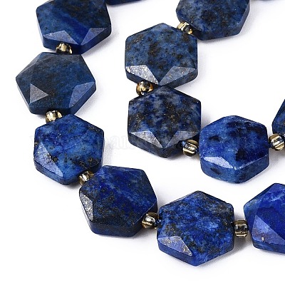 Natürlicher Lapislazuli Perlenstränge&nbsp;G-N368-01A-05-1