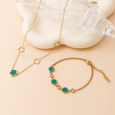 Элегантный комплект украшений из нержавеющей стали 201 YX1933-1