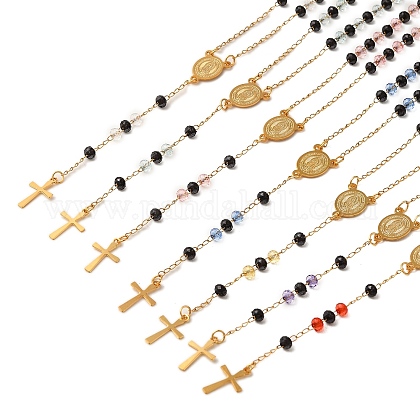 Collana Perline Rosario Crystal | Re Artù Gioielli Collana Perline Rosario Crystal | Re Artù Gioielli