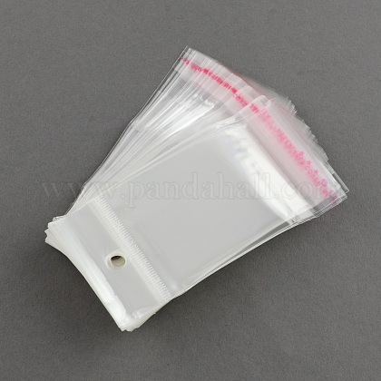 セロハンのOPP袋  長方形  透明  10x5cm  一方的な厚さ：0.035mm  インナー対策：5.5x5のCM OPC-R010-10x5cm-1