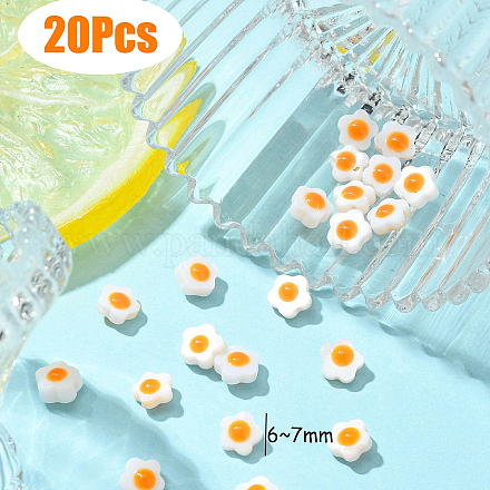 Натуральные белые бусины из ракушек SHEL-YW0001-05-1