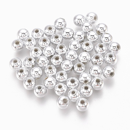 ABS Plastic Beads KY-G007-8mm-S-1