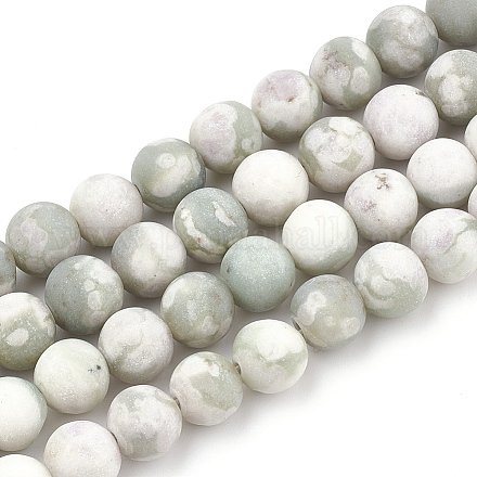 Chapelets de perles de jade paix naturelle G-T106-238-1