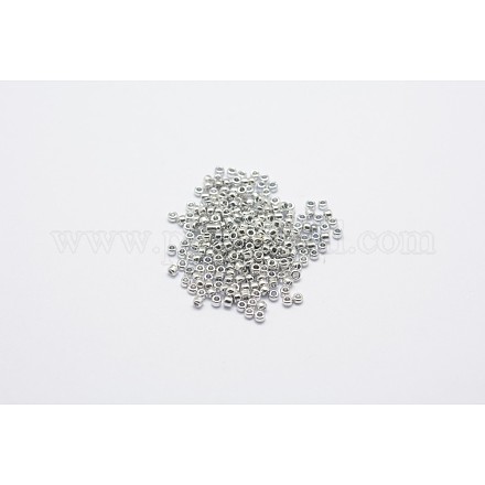 8/0 Electroplate Glass Seed Beads SEED-Q004-P-1