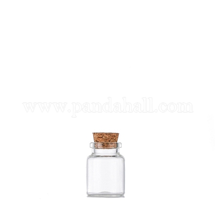 Botella de deseos vacía de vidrio PW-WG17389-02-1