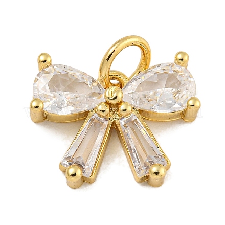 Покрытие стойки латунь микропаве прозрачные кубические циркониевые подвески KK-U030-11G-1