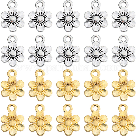 100 шт. 2 цвета подвески из сплава в тибетском стиле FIND-SC0010-74-1