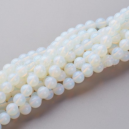 Perles en vrac d'opalite de 16 pouce de long X-GSR8mmC081-1
