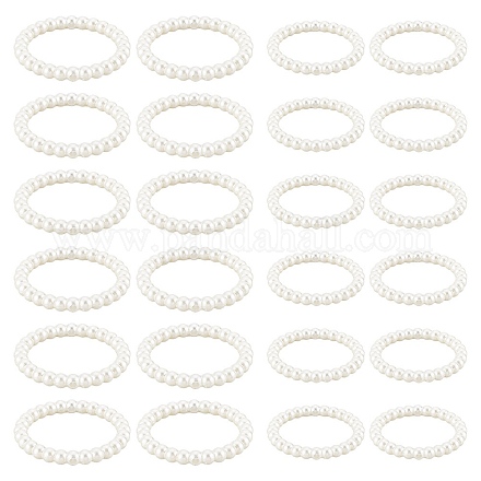 Arricraft 32 pièces 2 style acrylique imitation perle cadre de perles FIND-AR0003-33-1