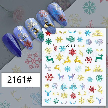 Weihnachtsmotiv Nail Art Aufkleber MRMJ-N033-2161-1