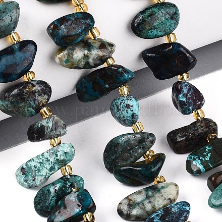 Природные хризоколлу бисер нитей&nbsp;G-Z091-A46-1