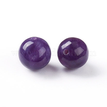 Natural Charoite Beads G-E557-02G-1