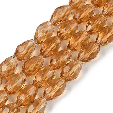 Стеклянные бусины GLAA-R024-15x10mm-17-1