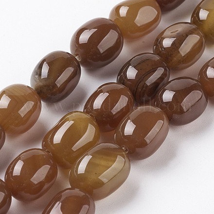 Natural & Dyed Agate Beads Strands G-A175D-A02-1