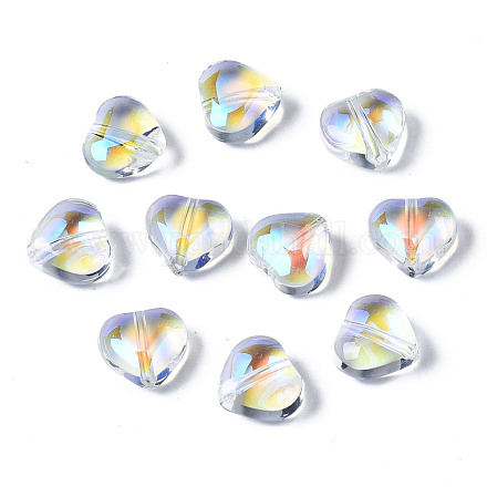 Perles en verre transparentes GGLA-S054-012C-01-1