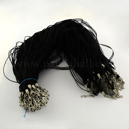 Collar de cuerda múltiple para hacer joyas X-NJEW-R217-12-1