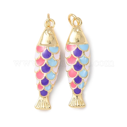 Латунь эмаль подвески KK-C143-44B-G04-1