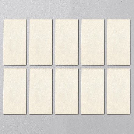 10 шт. необработанных деревянных вырезов WOOD-WH0048-07B-1