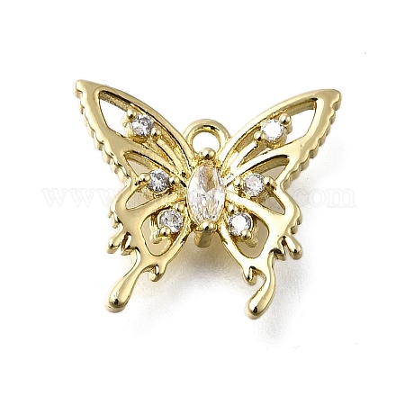 Латунные микро проложить кубического циркония подвески KK-Q048-04G-1