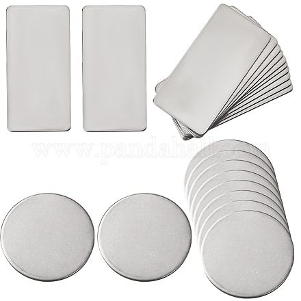 20 шт. 2 стиля кабошонов из нержавеющей стали 304/401 STAS-SC0009-29-1