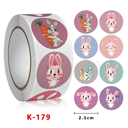 8 Styles Easter Stickers EAER-PW0001-097C-1