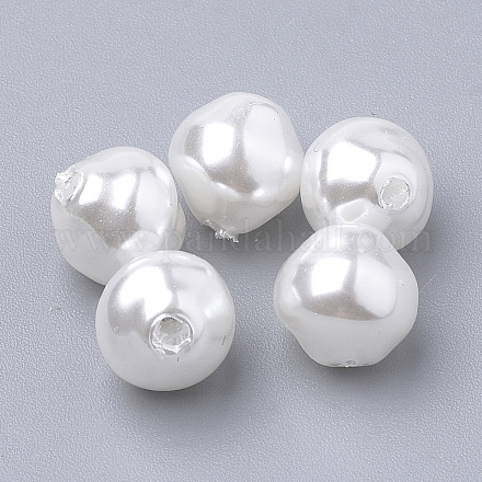 Eco-Friendly Plastic Imitation Pearl Beads X-MACR-T013-11-1