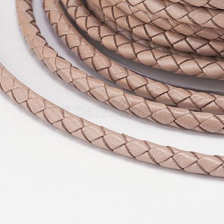Braided Leather Cord WL-E025-6mm-A15-1