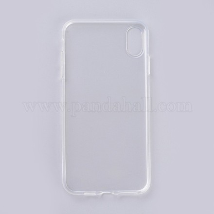 Custodia per smartphone in silicone trasparente fai da te in bianco MOBA-F007-09-1