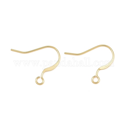Gancho plano de latón para la oreja&nbsp;KK-CBA57BD-09G-1