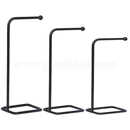 3 шт. 3 стиля железная стойка для демонстрации ювелирных изделий из ожерелья NDIS-SC0001-01-1