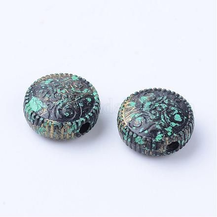 Perles acryliques de style antique OACR-S013-4580-1