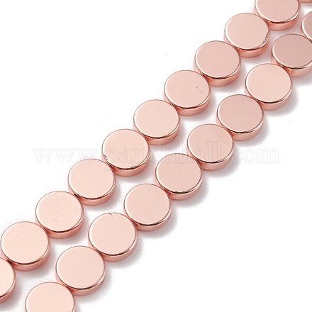 Chapelets de perles en hématite synthétique sans magnétiques G-H270-04RG-1