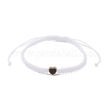 Bracelets réglables en perles tressées en fil de nylon BJEW-JB09770-01-1
