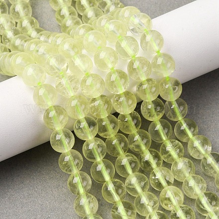 Естественный лимонный кварц нитей бисера G-G286-A04-8mm-1