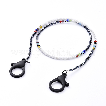 Персонализированные ожерелья из бисера NJEW-JN02853-04-1