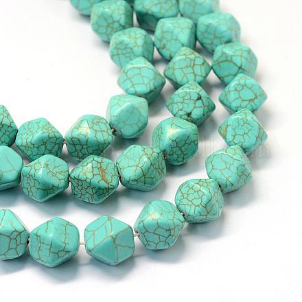 Chapelets de perles en turquoise synthétique TURQ-S282-14-1