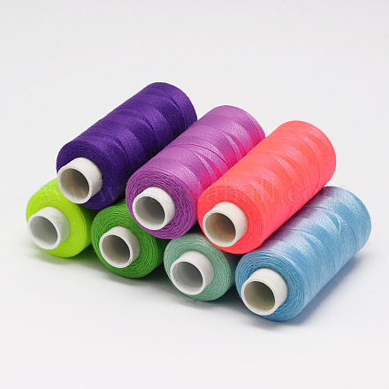 ポリエステル縫糸  ミックスカラー  0.2mm  約400ヤード/ロール X-OCOR-O006-B-1