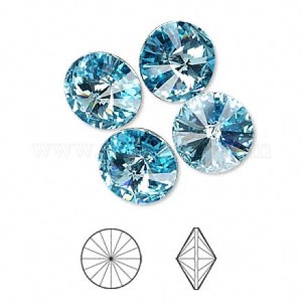 Cabujones de Diamante de imitación cristal austriaco 1122-SS47-F202-1