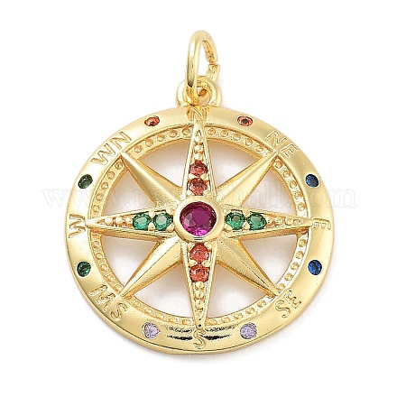 Стойки обшивки латунь микро проложить Циркон подвеску KK-Z071-62C-01G-1