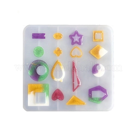 Stampi pendenti in silicone DIY-L043-003-1