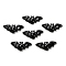 Halloween Opaque Resin Cabochons, Bat, 8x19.5x4mm