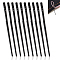 Steel Leather Rope Knitting Needles for Leather Repairing Weaving Crafts, Black, 56x1.5~2x1.5mm