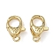 Cross Brass Lobster Claw Clasps, Long-Lasting Plated, Rack Plating, Lead Free & Cadmium Free, Real 18K Gold Plated, 13.5x8x4mm, Hole: 1.6mm