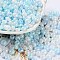 Glass Seed Beads, Opaque Colours Luster, Round, Light Cyan, 5~5.5x3~3.5mm, Hole: 1.5~1.6mm, about 77pcs/10g
