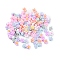 Flower Opaque Resin Cabochons, Mixed Color, 5.5~6x3~3.5mm